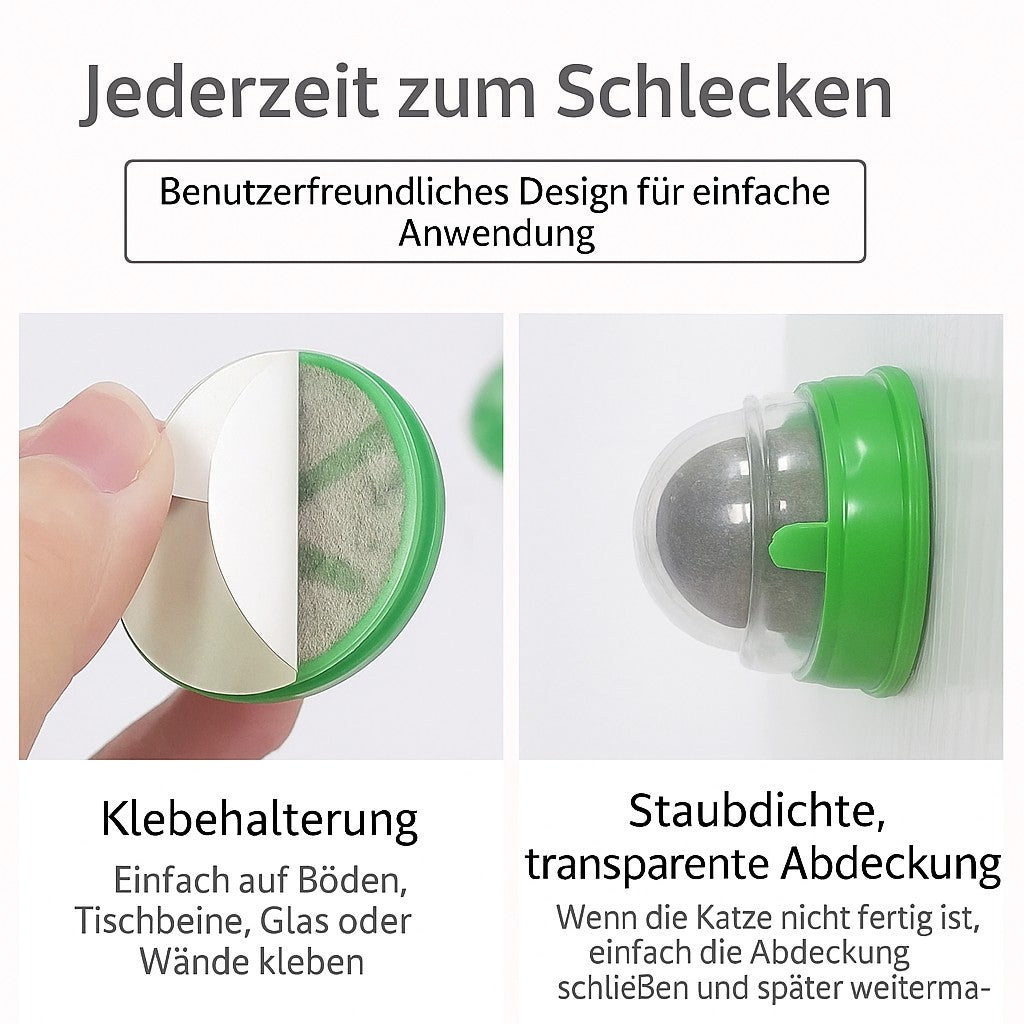 Katzenminze-Wandball zum Ankleben – Natürlicher Snack & Spielzeug, fördert die Verdauung